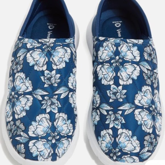 Vera Bradley Shoes - Vera Bradley VB Cloud Convertible Slip-On Shoe Blue Floral Women's 10